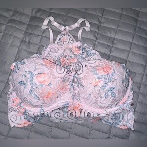 Victoria’s Secret PINK Lace Bralette with Floral Design